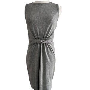 Elodie by Reformation Gray Sleeveless Midi S Dress